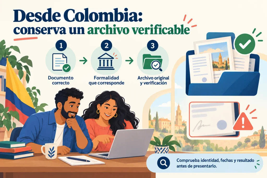 Infografía: pasos para emigrar a España desde Colombia